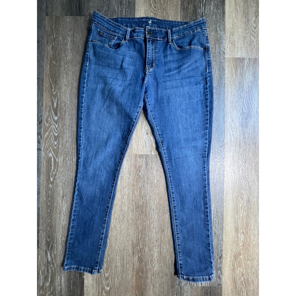 Denizen Modern Skinny Jeans Women 16M Blue Medium Wash Stretch Denim